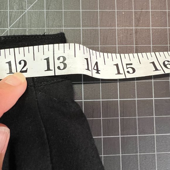 Vintage Karl Lagerfeld Black wool/cashmere blend skirt sz 40 - Picture 5 of 6